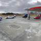 Part of the group fuelling up at the Wales Meet